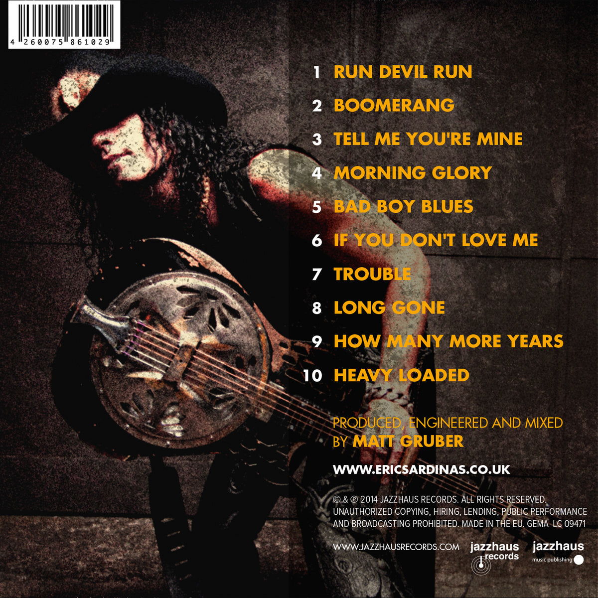 Eric Sardinas Boomerang (CD)