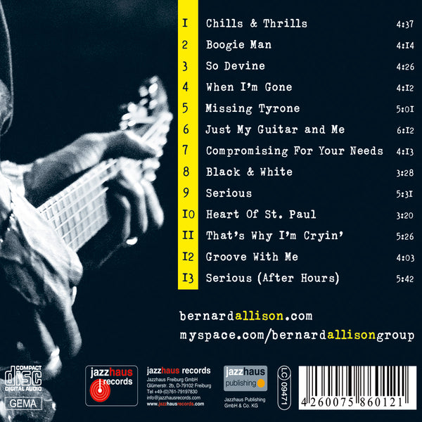 Bernard Allison - Chills & Thrills (CD)