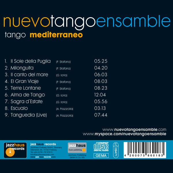 Nuevo Tango Ensemble - Tango Mediterraneo (CD)